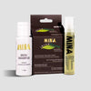 Dark Brown Brow Henna -  Brow Shampoo + Brow Nourishing Oil Combo