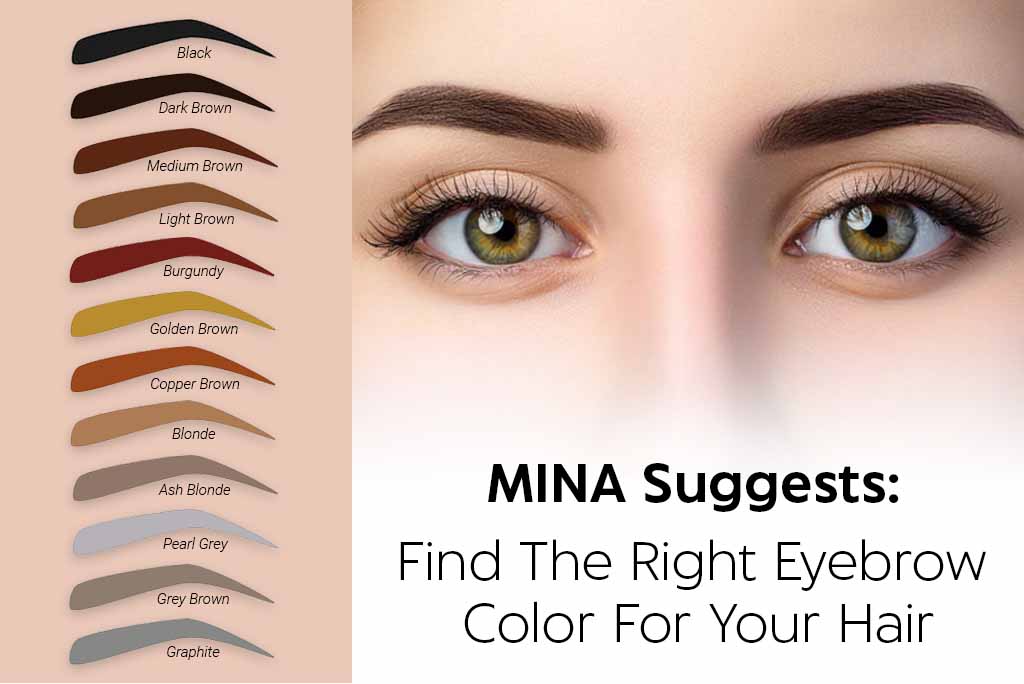 The Right Eyebrow Color for your Hair