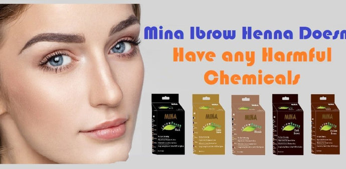 Mina Eyebrow Henna doesn’t have Harmful Chemicals like other Brands
