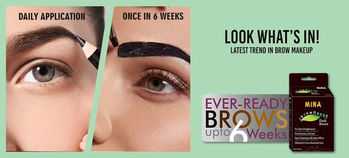 Mina Eyebrow Henna Tinting Kit Regular Eyebrow Tint Kit IBrowhenna