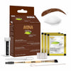 Medium Brown Henna Color Regular Kit with Duo Angled Brush