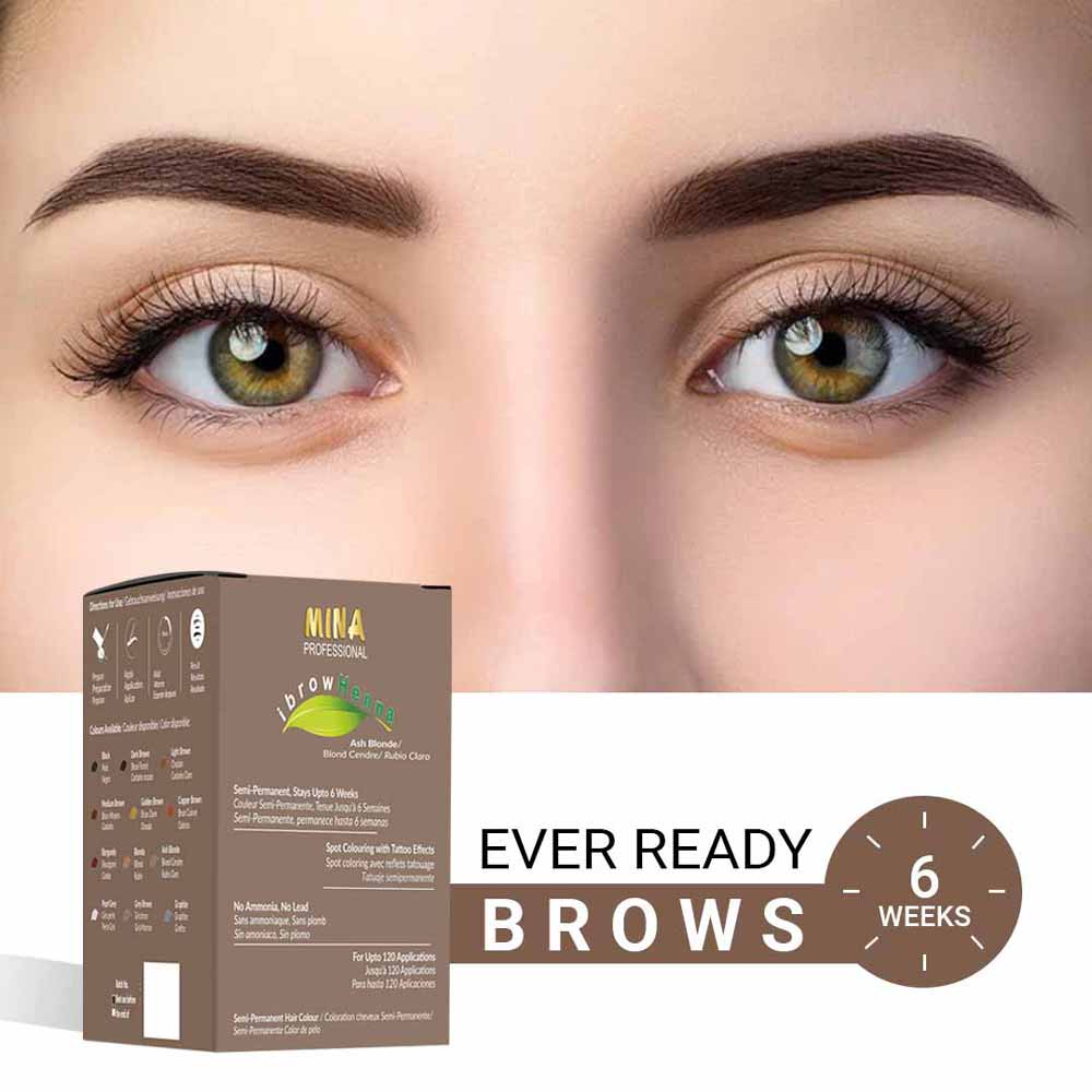 Ibrow Henna Ash Blonde Refill Pack - ever ready brows