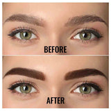 Ibrow & Lash Natural Burgundy Colour - before and after eyebrow