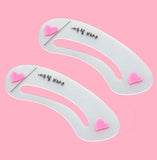 Eyebrow Grooming Stencils Kit
