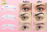 Eyebrow Grooming Stencils Kit