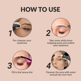 brow paste how to use