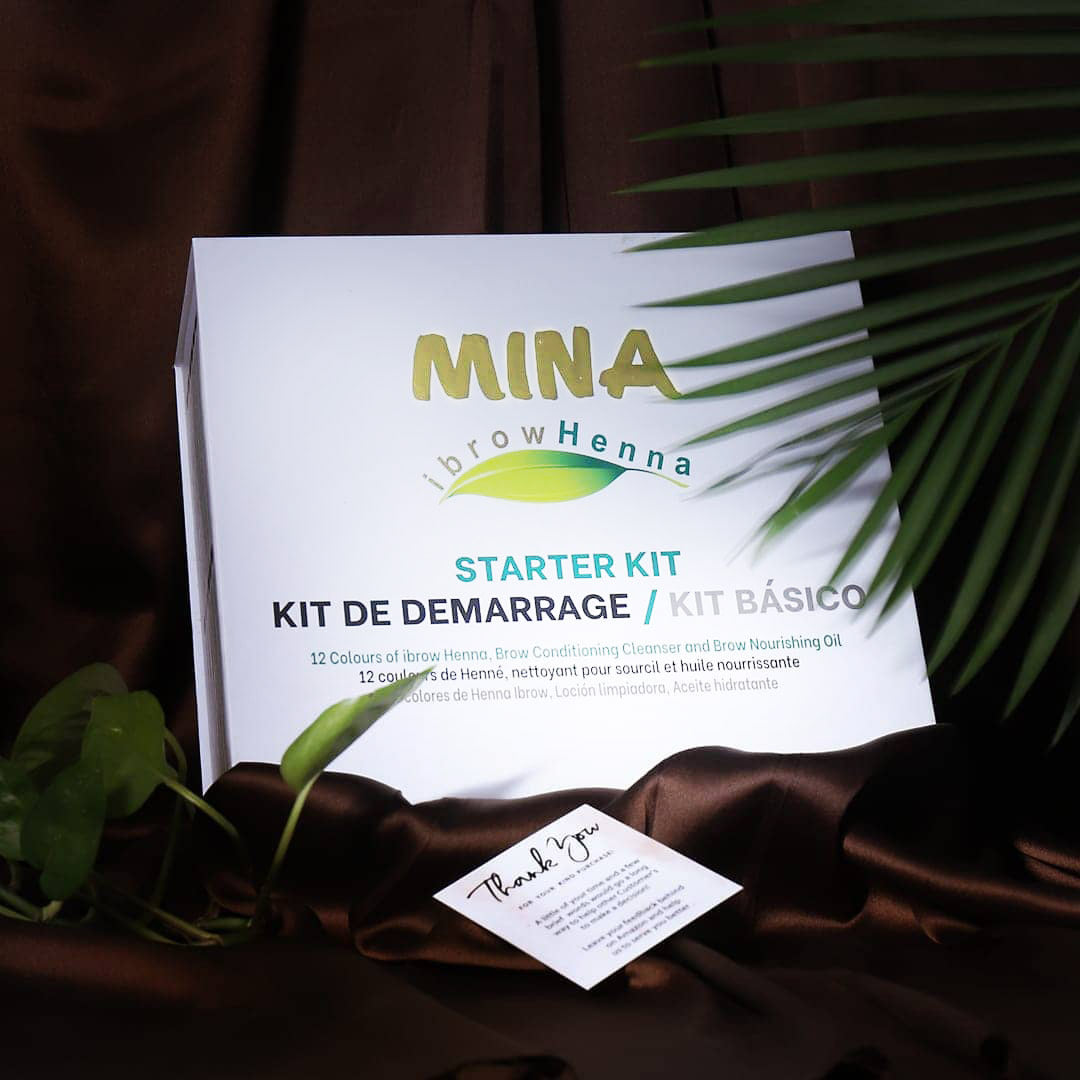 Mina Eyebrow Henna Professional Starter Kit - 12 Shades – IBrowhenna